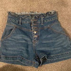 Button up Jean shorts
